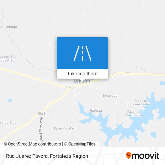 Rua Juarez Távora map