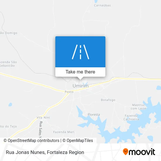 Rua Jonas Nunes map