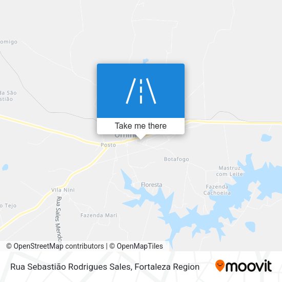 Rua Sebastião Rodrigues Sales map