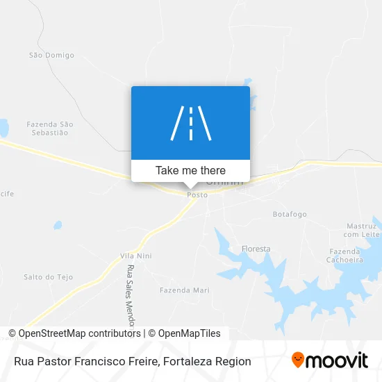 Rua Pastor Francisco Freire map
