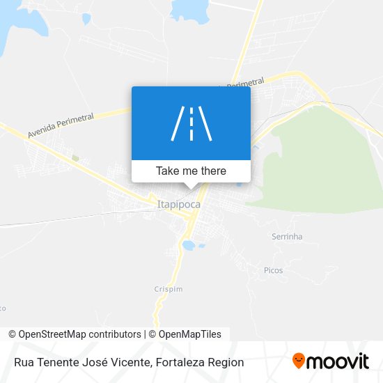 Rua Tenente José Vicente map