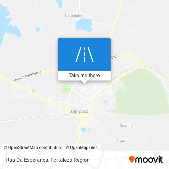 Rua Da Esperança map