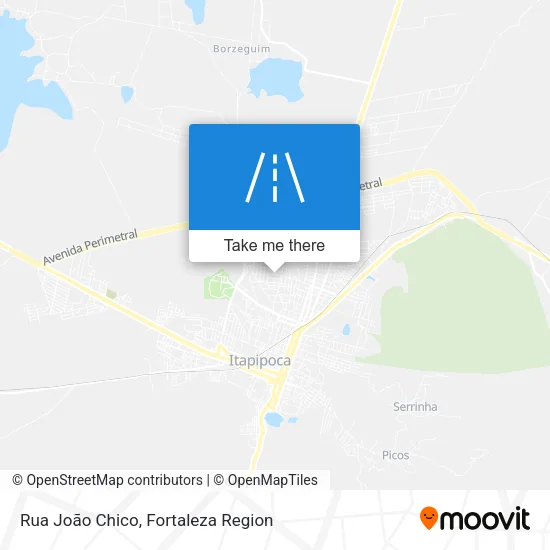 Rua João Chico map
