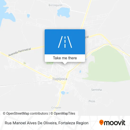Rua Manoel Alves De Oliveira map