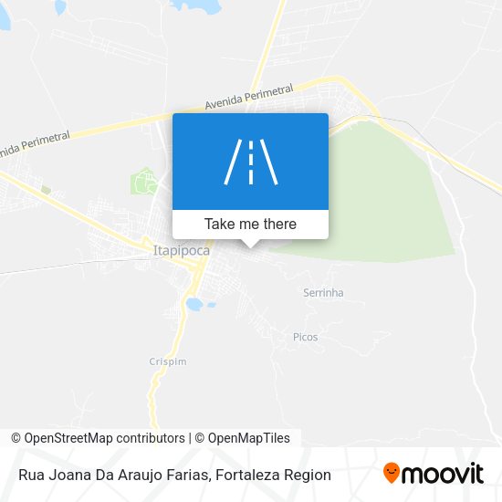 Rua Joana Da Araujo Farias map