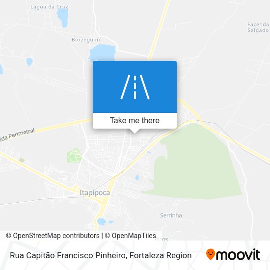 Rua Capitão Francisco Pinheiro map