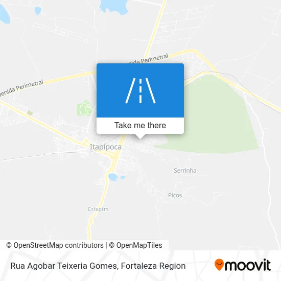 Rua Agobar Teixeria Gomes map