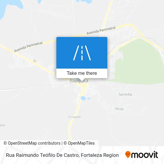 Rua Raimundo Teófilo De Castro map