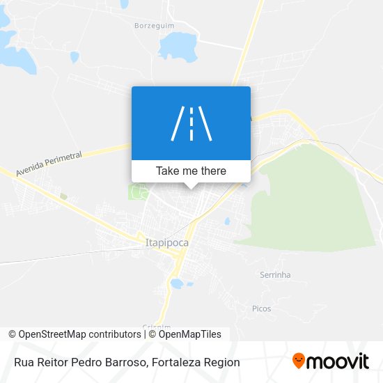 Rua Reitor Pedro Barroso map