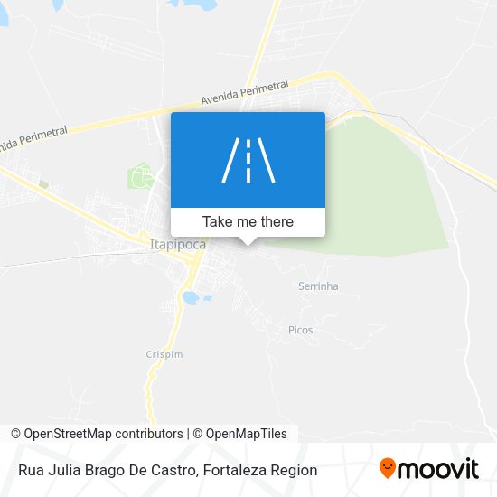 Rua Julia Brago De Castro map