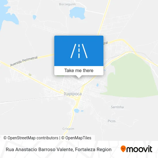 Rua Anastacio Barroso Valente map