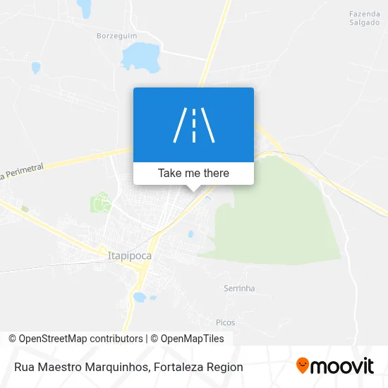 Rua Maestro Marquinhos map