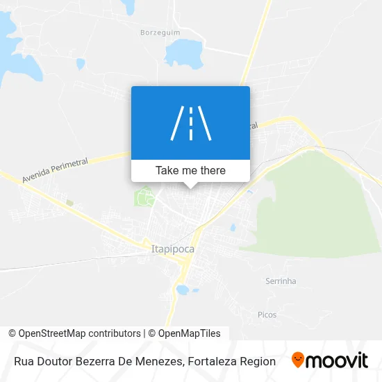 Rua Doutor Bezerra De Menezes map