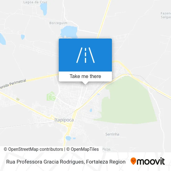 Rua Professora Gracia Rodrigues map