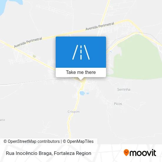 Rua Inocêncio Braga map