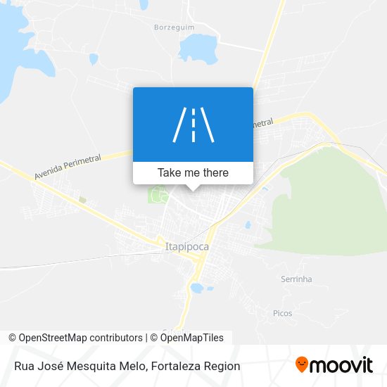 Rua José Mesquita Melo map