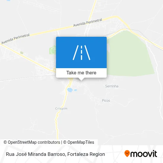 Rua José Miranda Barroso map