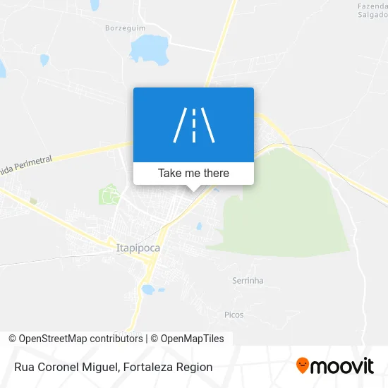 Rua Coronel Miguel map