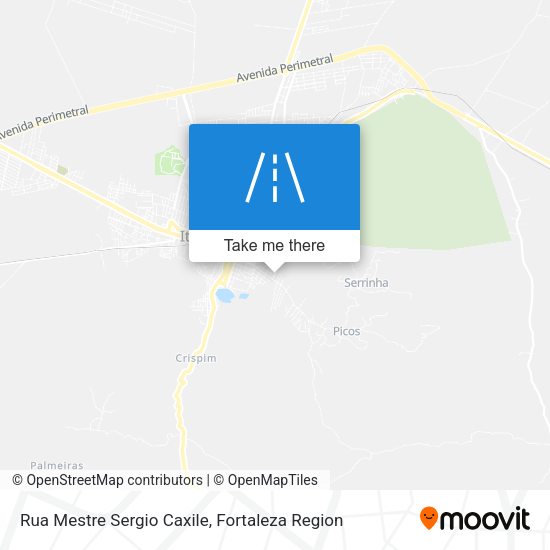 Rua Mestre Sergio Caxile map