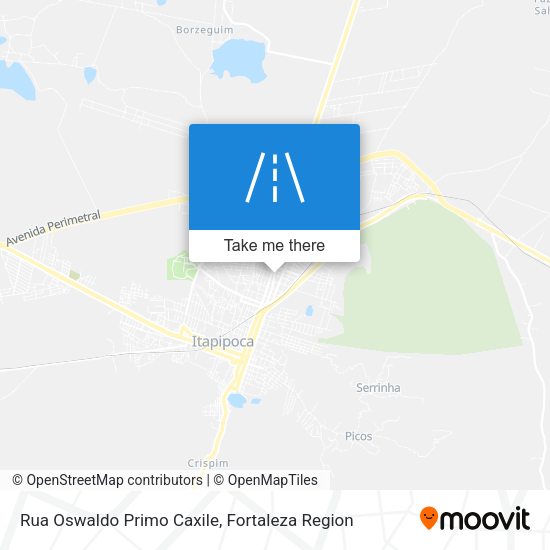 Rua Oswaldo Primo Caxile map