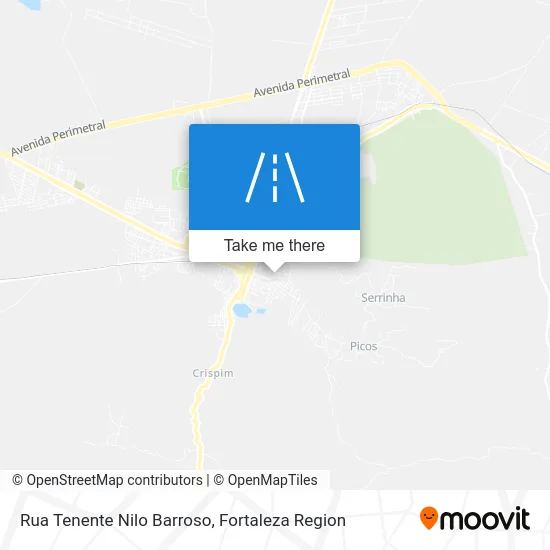 Rua Tenente Nilo Barroso map