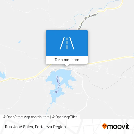 Rua José Sales map