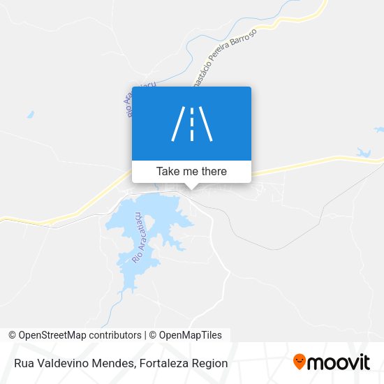 Rua Valdevino Mendes map