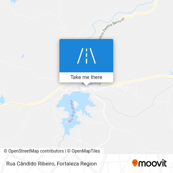 Rua Cândido Ribeiro map