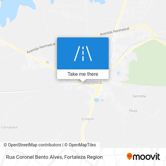 Rua Coronel Bento Alves map