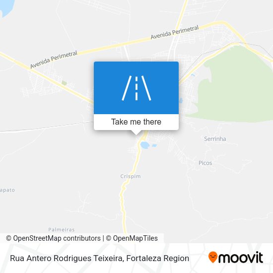 Rua Antero Rodrigues Teixeira map