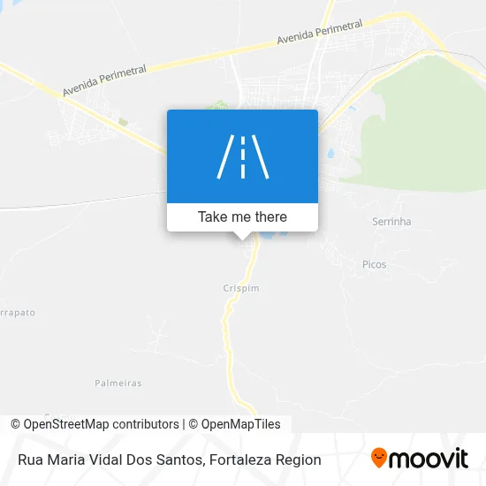 Rua Maria Vidal Dos Santos map