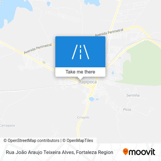 Rua João Araujo Teixeira Alves map