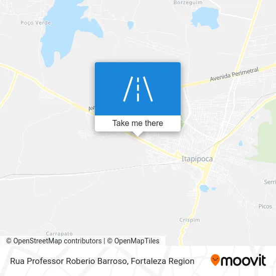 Rua Professor Roberio Barroso map