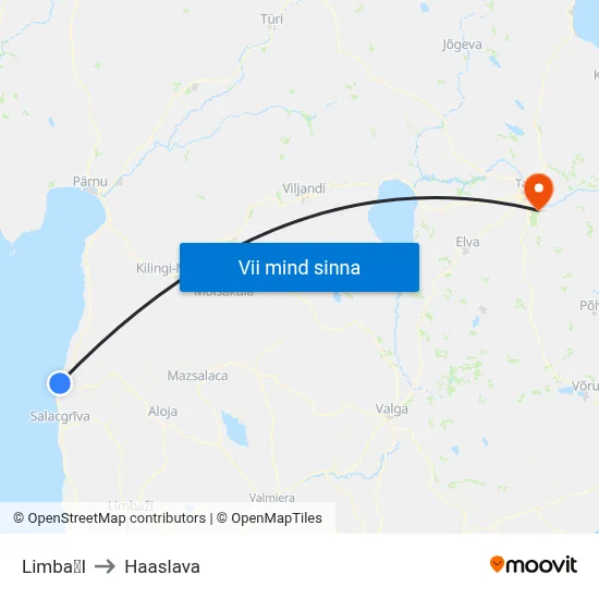 LimbaI to Haaslava map