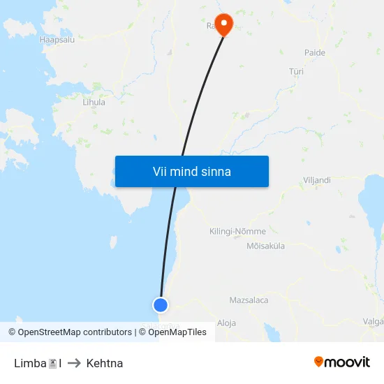 LimbaI to Kehtna map