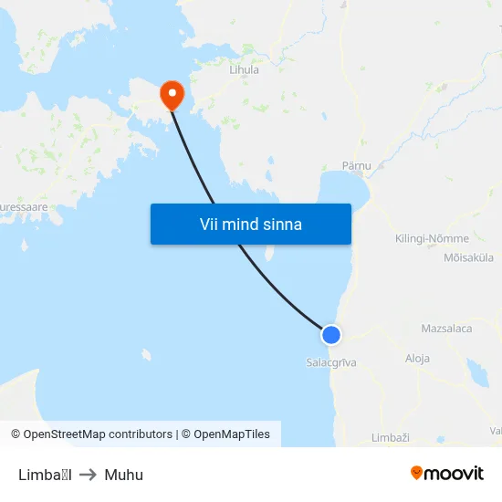 LimbaI to Muhu map