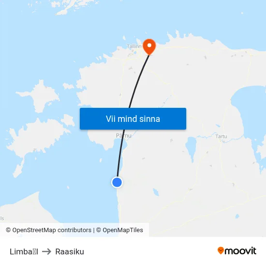 LimbaI to Raasiku map