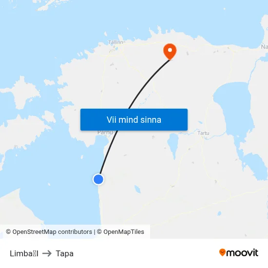 LimbaI to Tapa map