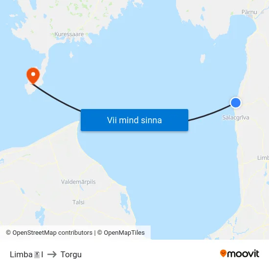 LimbaI to Torgu map