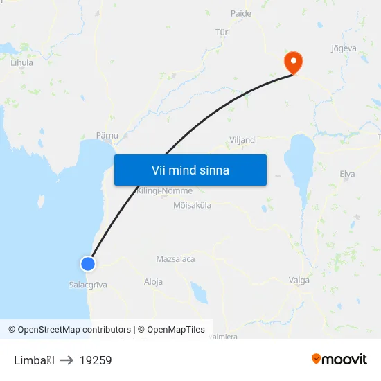 LimbaI to 19259 map