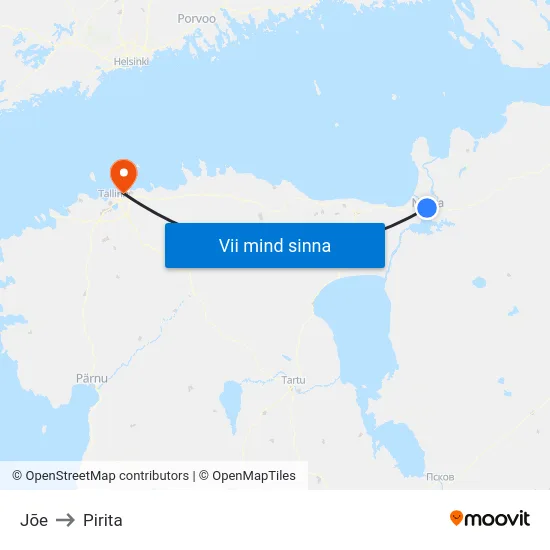 Jõe to Pirita map