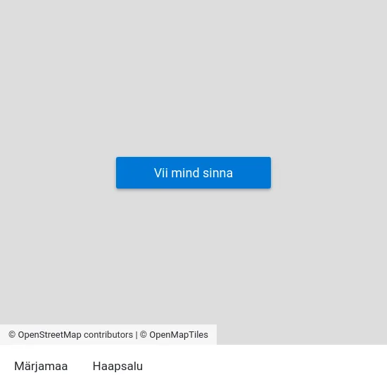Märjamaa to Haapsalu map