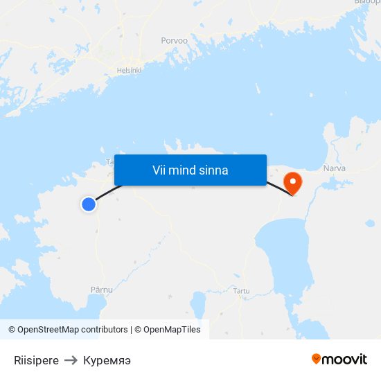 Riisipere to Куремяэ map
