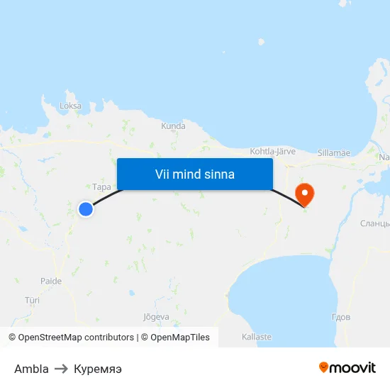 Ambla to Куремяэ map