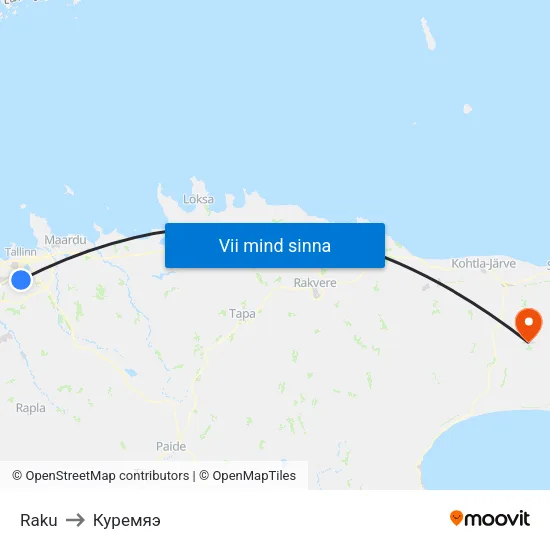 Raku to Куремяэ map