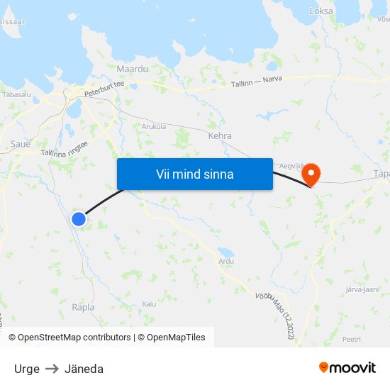 Urge to Jäneda map