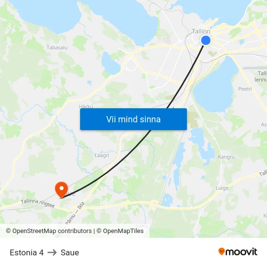 Estonia 4 to Saue map