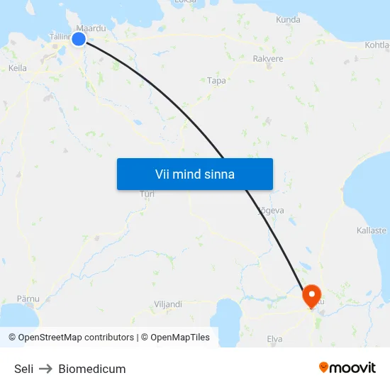 Seli to Biomedicum map