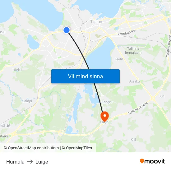 Humala to Luige map