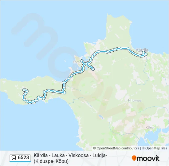 6523 Bus Line Map